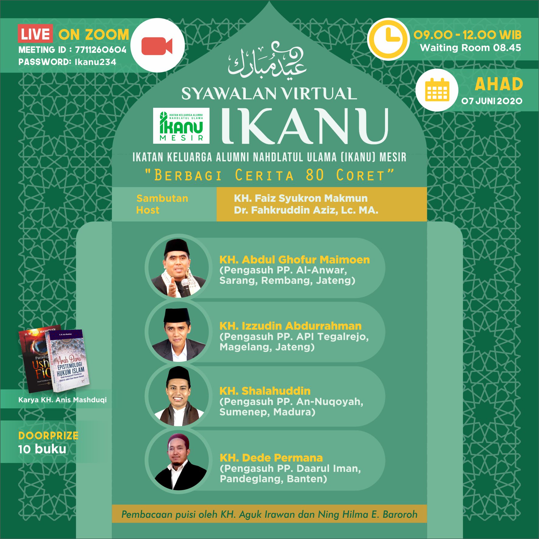 IKANU Mesir Adakan Halal bi Halal Daring, Temanya "80 Coret"